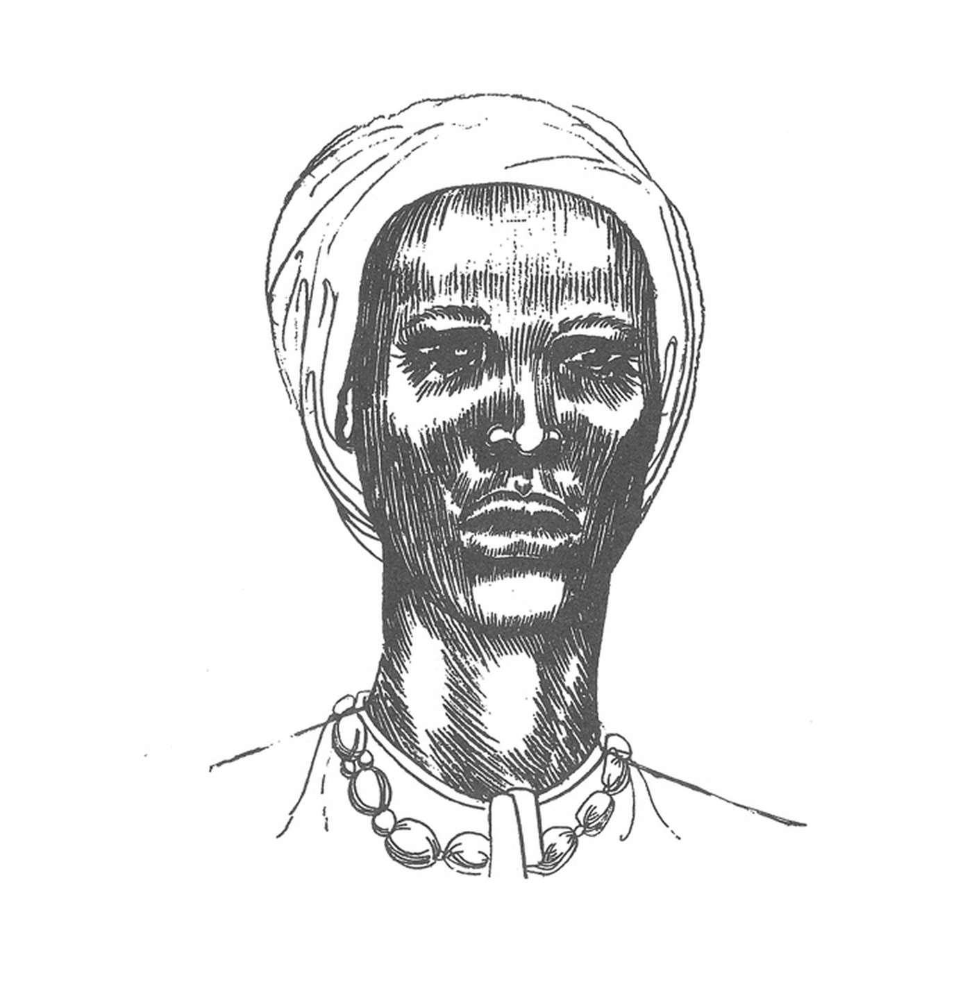 Official monochrome portrait of Nanny of the Maroons